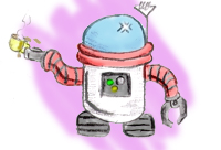 Gernsback-Style Robot image © Brian Rideout 2002