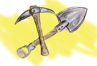Pickaxe and Shovel image © Brian Rideout 2002